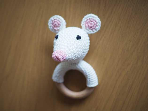 Bild på virkad musskallra